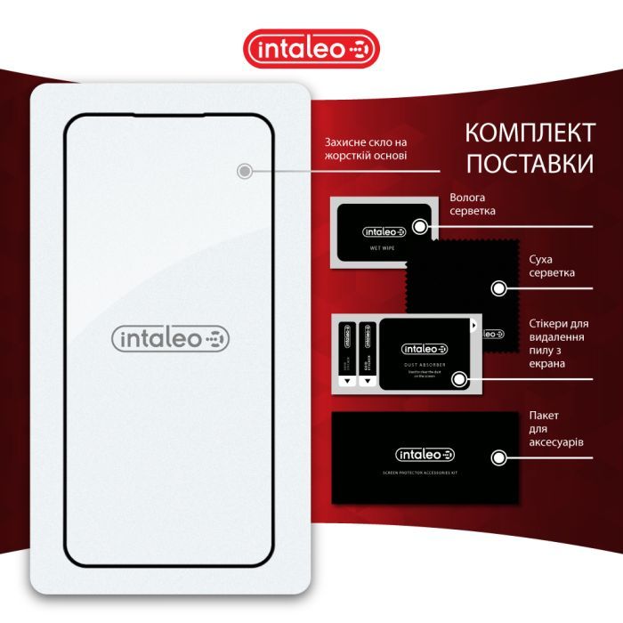 Стекло защитное Intaleo Full Glue Samsung S24 FE Black (1283126594854) изображение 8
