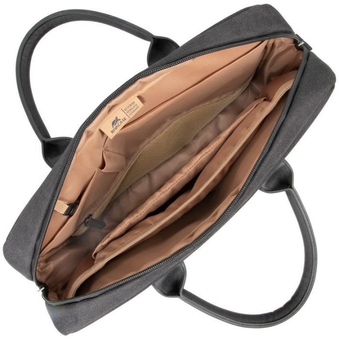 Сумка для ноутбука RivaCase 15" 8124 Clark Black ECO (8124BlackECO) изображение 8