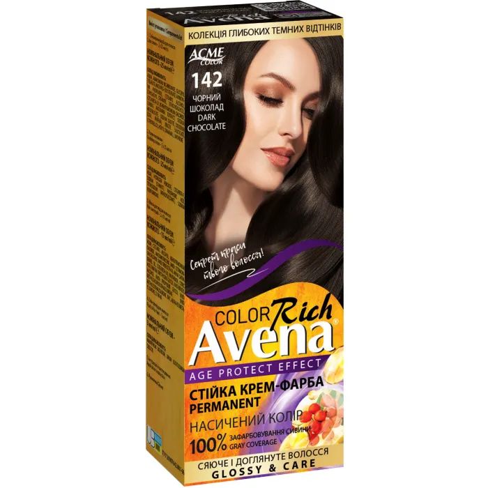 Фарба для волосся Acme Color Avena Rich Color Стійка 057 - Натуральна кава (4823115502582)