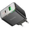 Зарядний пристрій HOCO CS42A Smart 1xUSB-C PD30W + 1xUSB QC3.0 Black (6942007620765) зображення 3
