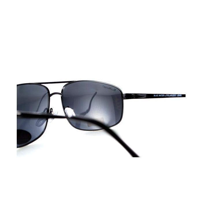 Сонцезахисні окуляри BluWater Navigator-2 Polarized Сірі (4НАВИ2-ЧМ20П) зображення 5