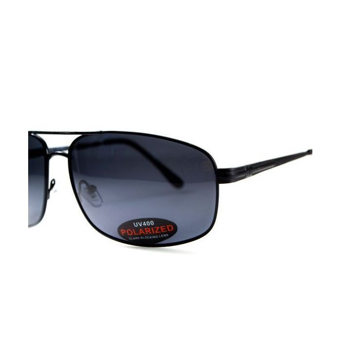 Сонцезахисні окуляри BluWater Navigator-2 Polarized Сірі (4НАВИ2-ЧМ20П) зображення 6