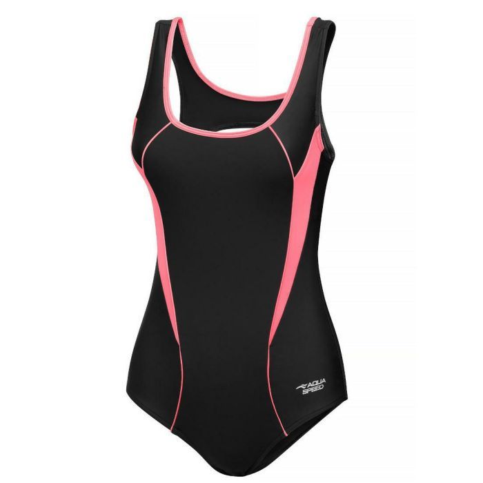 Купальник Aqua Speed Kate 413-34 чорний, помаранчевий 38 (5905718615704)