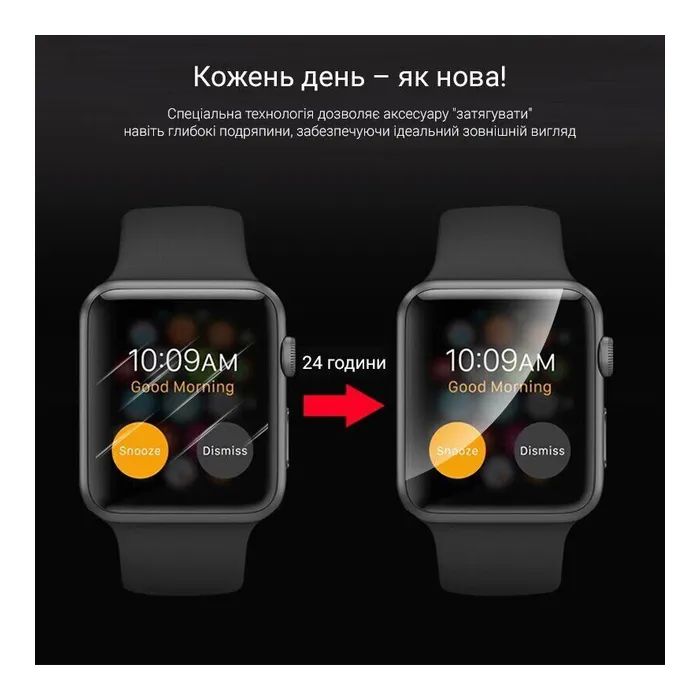 Пленка защитная Drobak Hydrogel Apple Watch Series 10 (323234) изображение 6