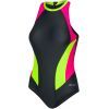 Купальник Aqua Speed Nina 344-383 чорний, малиновий, салатовий 42 (5905718609321) изображение 4
