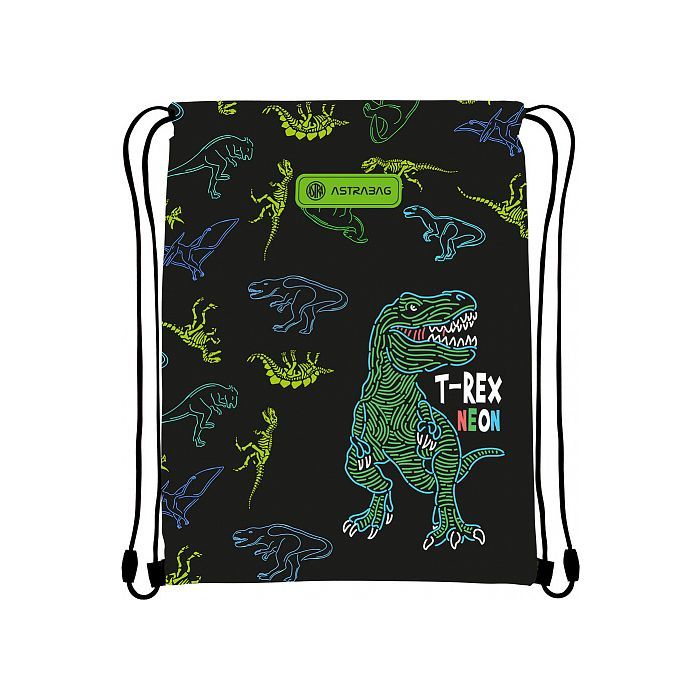 Сумка для обуви Astrabag AD1 T-Rex neon (507023014)