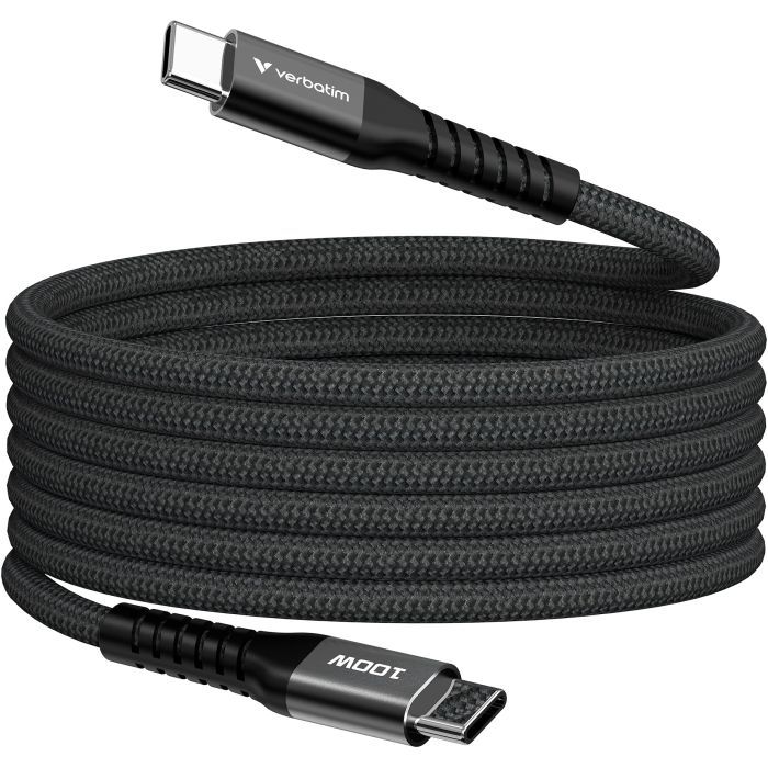 Дата кабель USB-C to USB-C 1.2m Magnetic 100W blue Verbatim (31856)