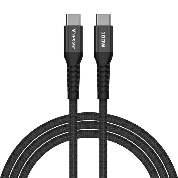 Дата кабель USB-C to USB-C 1.2m Magnetic 100W blue Verbatim (31856) изображение 2