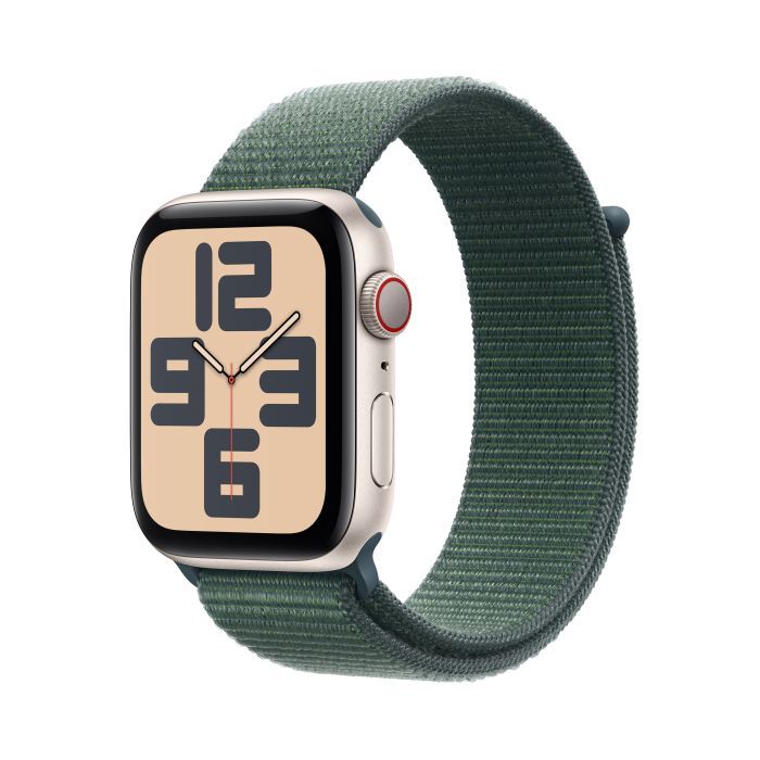 Смарт-годинник Apple Watch SE GPS + Cellular 40mm Midnight Aluminium Case with Ink Sport Loop (MXGA3QH/A)