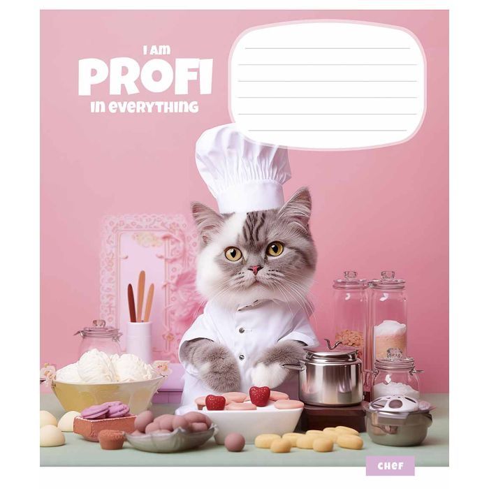 Тетрадь Школярик Girly things 12 листов косая линия (012-3282L) изображение 5