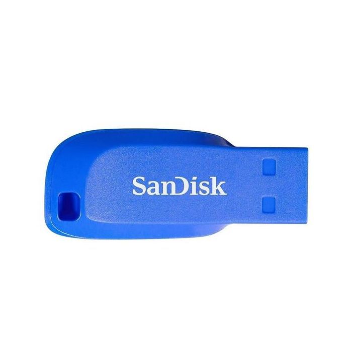 USB флеш накопичувач SanDisk 64GB Cruzer Blade Electric Blue USB 2.0 (SDCZ50C-064G-B35BE)