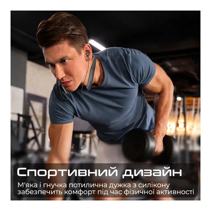 Наушники Promate Leap-200H Black (leap-200h.black) изображение 2