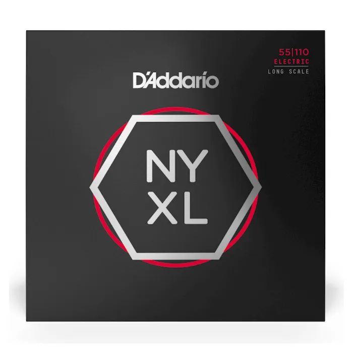 Струни для гітари D'Addario NYXL Bass Heavy (55-110) (NYXL55110)