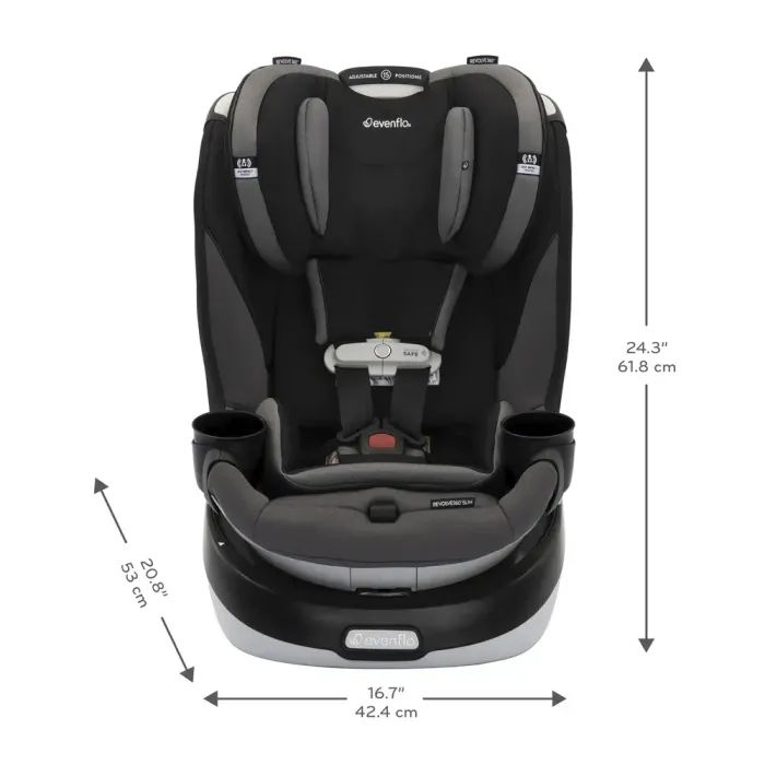 Автокресло Evenflo Gold SensorSafe Revolve 360 Slim - Obsidian Black (032884203109) изображение 6