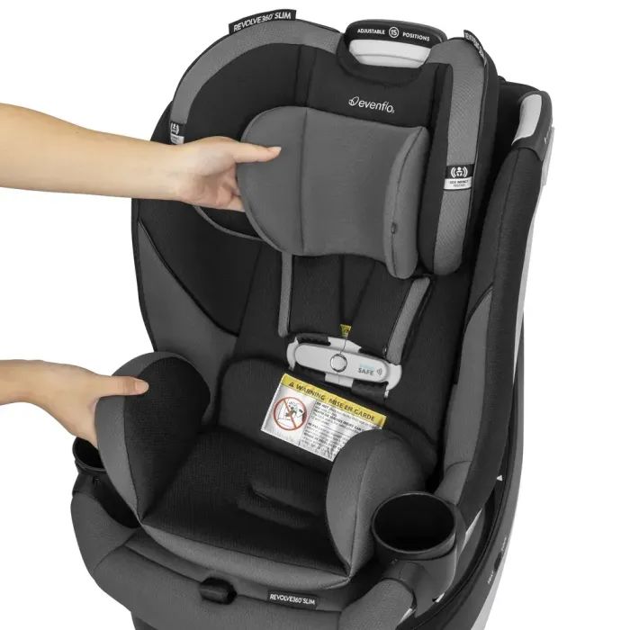 Автокресло Evenflo Gold SensorSafe Revolve 360 Slim - Obsidian Black (032884203109) изображение 9