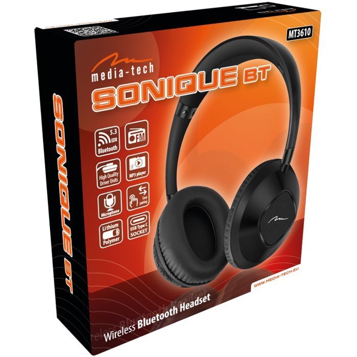 Наушники Media-Tech SONIQUE DS-2 Black (MT3610) изображение 2