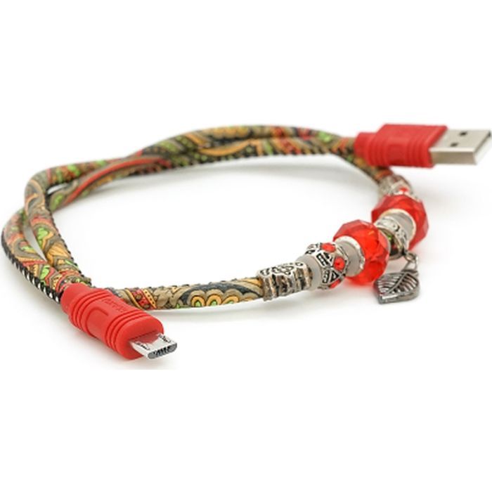 Дата кабель USB 2.0 AM to Micro 5P 0.5m 2.4A red iKAKU (YT-iK/PT-MR)