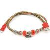 Дата кабель USB 2.0 AM to Micro 5P 0.5m 2.4A red iKAKU (YT-iK/PT-MR) изображение 2