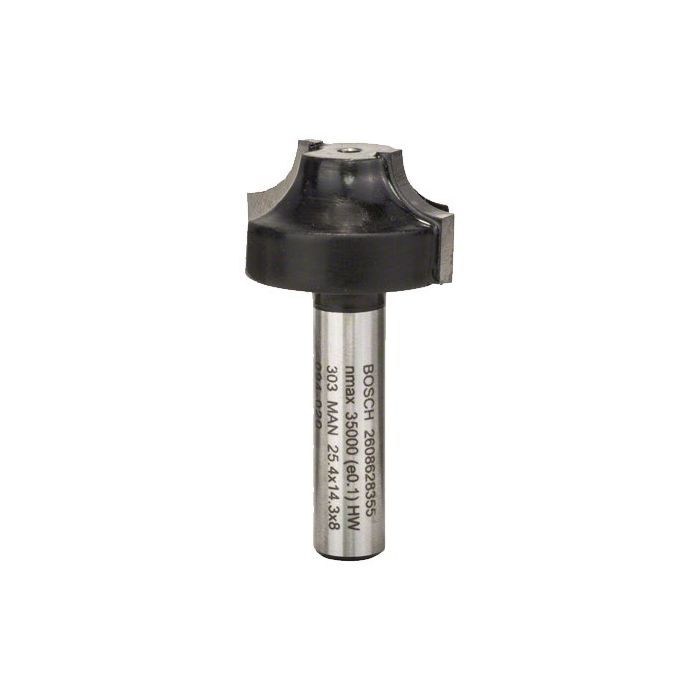 Фреза Bosch Professional профильная E, Std, S8, R6.3, D25.4, L14 (2.608.628.355) изображение 2