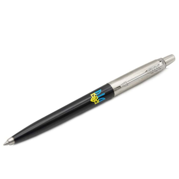 Ручка шариковая Parker JOTTER 17 Originals UKRAINE Black CT BP Трезубец син-желтый (15632_T0016u) изображение 2