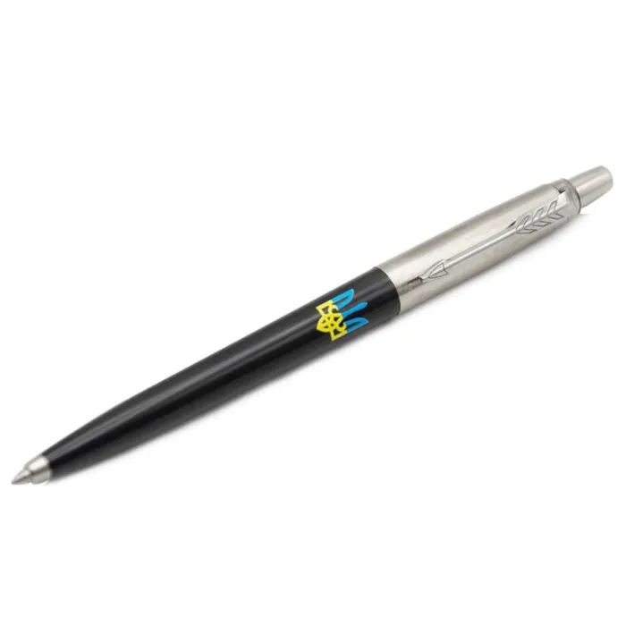 Ручка шариковая Parker JOTTER 17 Originals UKRAINE Black CT BP Трезубец син-желтый (15632_T0016u) изображение 2