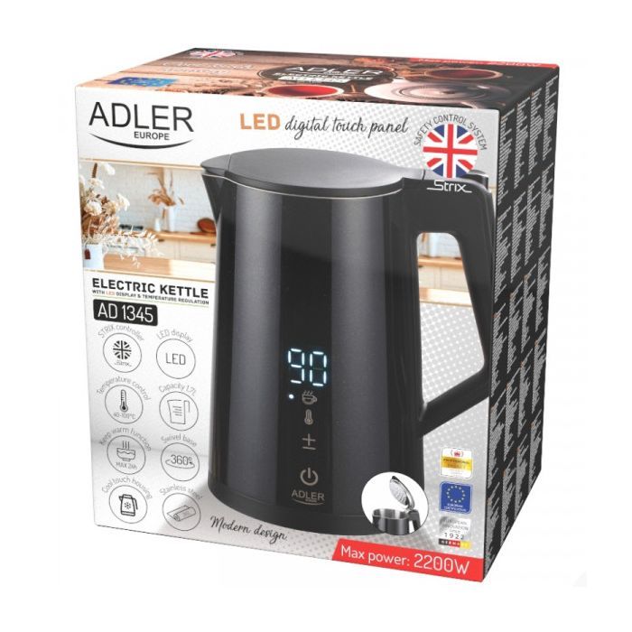 Электрочайник Adler AD 1345 black изображение 6