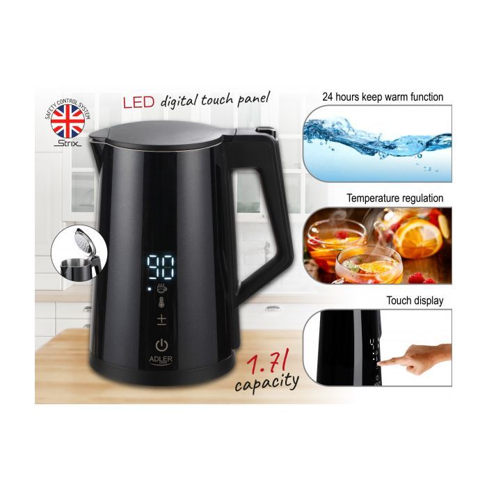 Электрочайник Adler AD 1345 black изображение 8