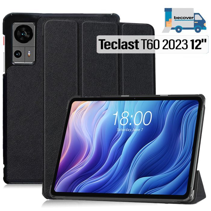 Чехол для планшета BeCover Smart Case Teclast T60 2023 12" Black (713721)