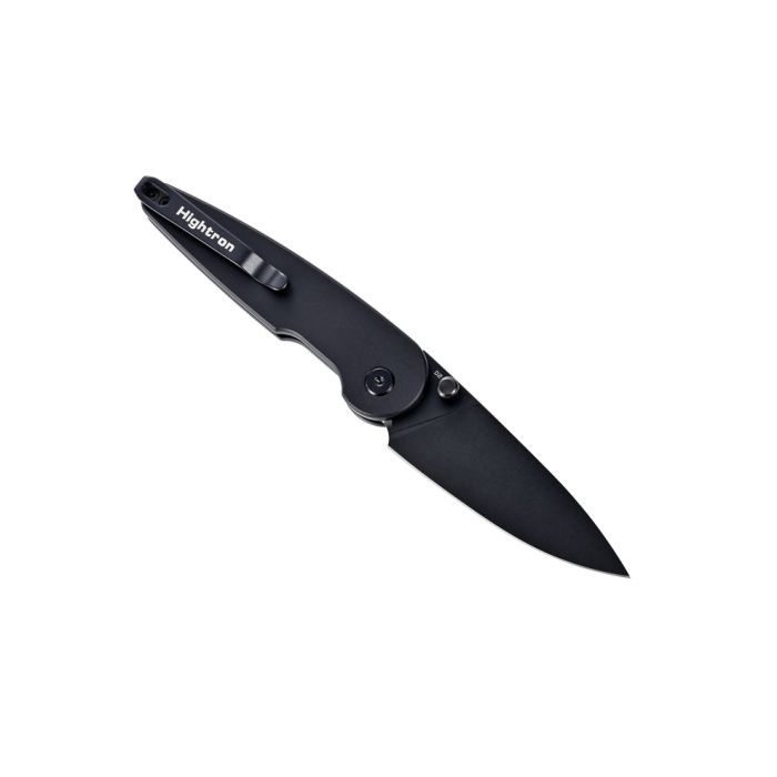 Ніж Hightron Birdidi, D2, алюміній, чорний, чорний клинок (HK06BLK) зображення 3