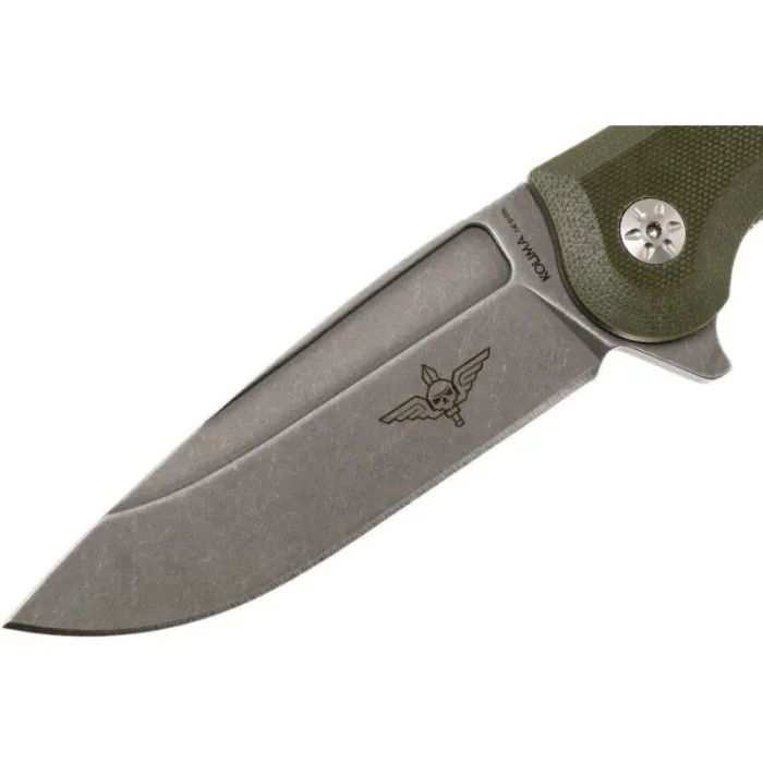 Ніж Maserin Police, N690, G10 + титан, зелений (680/G10V) зображення 5