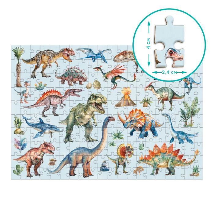 Пазл DoDo Монтессори Динозавры, 200 элементов (300631) изображение 4
