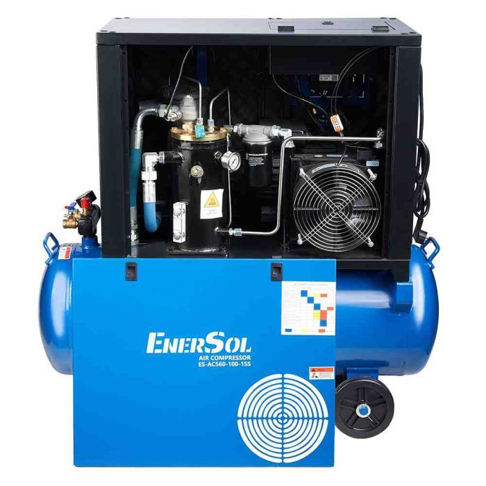 Компресор Enersol гвинтовий ES-AC560-100-1SS, 560 л/хв, 3 кВт, 119.0 кг (ES-AC560-100-1SS) зображення 5