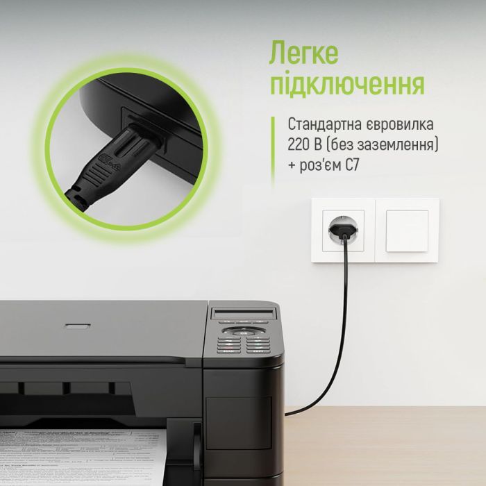 Кабель питания C7 3m black ColorWay (CW-CBP086-BK) изображение 11