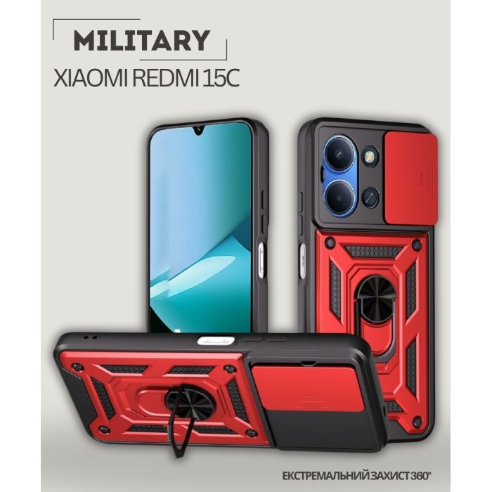 Чехол для мобильного телефона BeCover Military Xiaomi Redmi 15С 4G/5G Black (713925) изображение 6