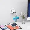 Зарядное устройство Essager 3xUSB + 1xUSB-C 7-in-1 white (ECTAC-MFB02-Z) изображение 7