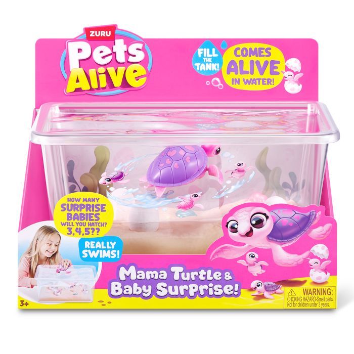 Інтерактивна іграшка Pets & Robo Alive Мама черепаха з сюрпризом (9560)