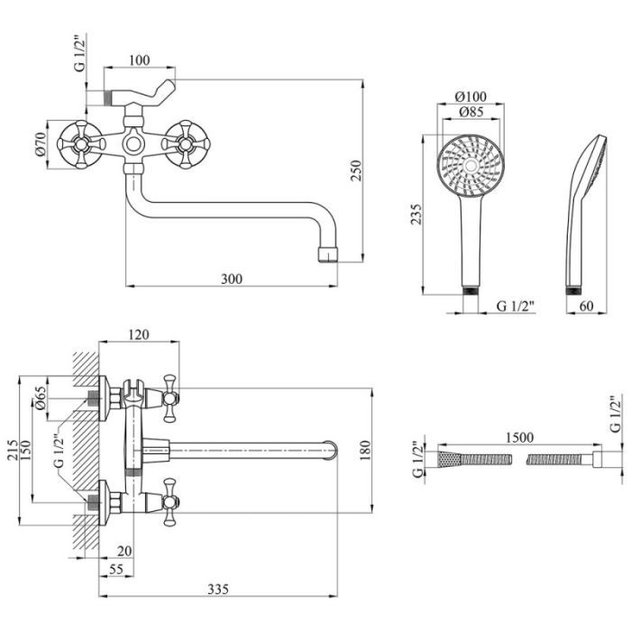 Смеситель Kroner Rhein-C071 (CV017353) изображение 7
