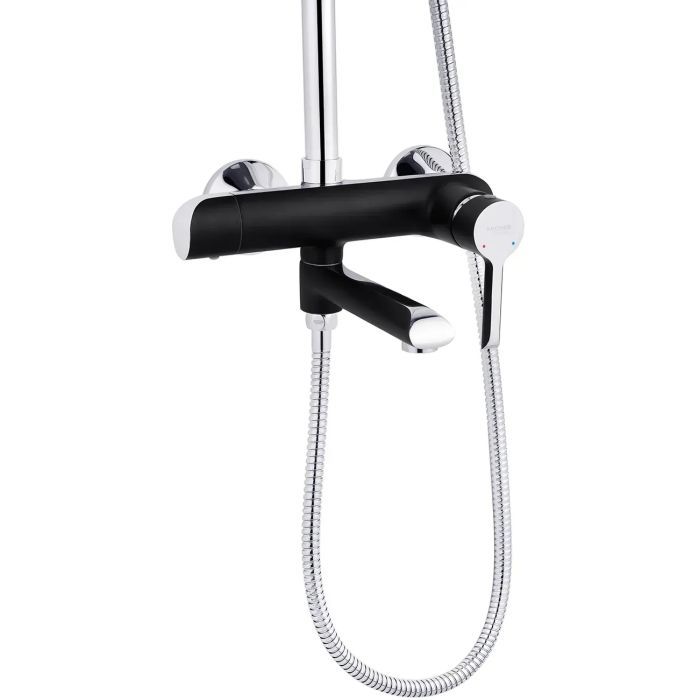 Душовий гарнітур Kroner Essen-SCH063 + змішувач Essen-SCH030 + змішувач Essen-SCH010 (CVS30219) зображення 3