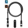 Дата кабель 6in1 inCharge XL 3.0m black Rolling Square (XLL01R) изображение 3