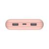 Батарея универсальная Belkin 20000mAh 15W, Dual USB-A, USB-C Rose Gold (BPB012BTRG) изображение 6
