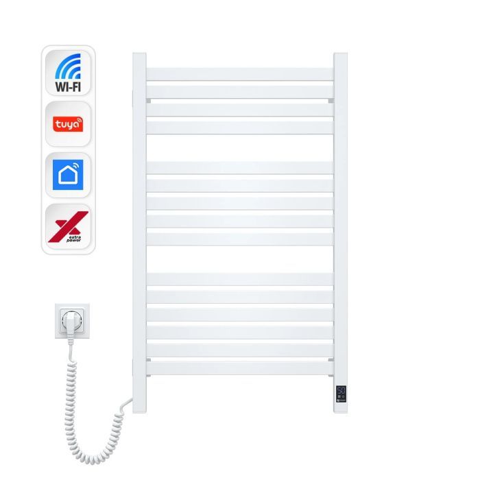 Сушарка для рушників Navin Авангард Х, 800х480, Wi-Fi, білий, лівобічна (12-172155-4880) зображення 2