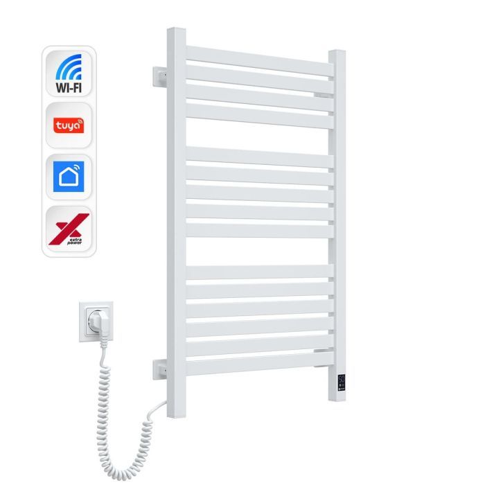 Сушарка для рушників Navin Авангард Х, 800х480, Wi-Fi, білий, лівобічна (12-172155-4880) зображення 3