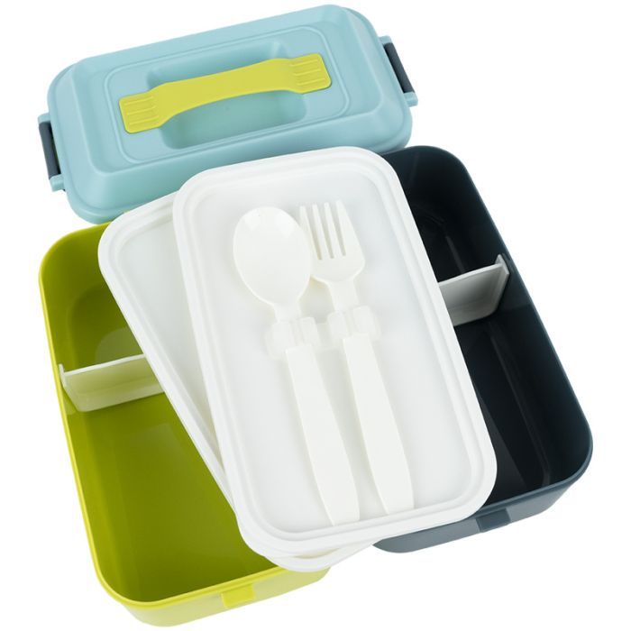 Ланч-бокс Kite подвійний з наповненням 2000 мл бежевий (K25-1184-1) зображення 3