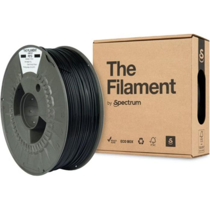 Пластик для 3D-принтера The Filament PETG 1.75mm MIDNIGHT BLACK 1kg (TF-24015) зображення 3