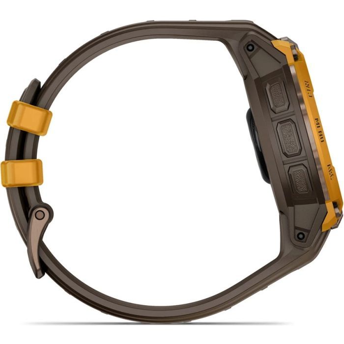 Смарт-часы Garmin Instinct Crossover AMOLED, BronzeSunburst/Cocoa, GPS смарт-годинник (010-03398-01) изображение 4