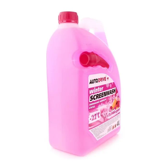 Омивач автомобільний AUTO DRIVE Winter Screenwash Bubble Gum -22 °C, 4л (AD0124) зображення 2