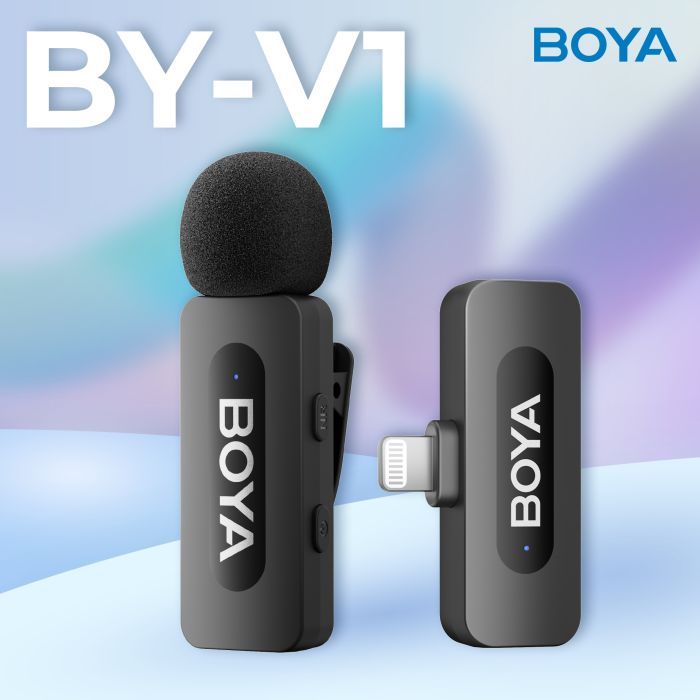 Микрофон Boya BY-V1 Lightning Black (BY-V1) изображение 6