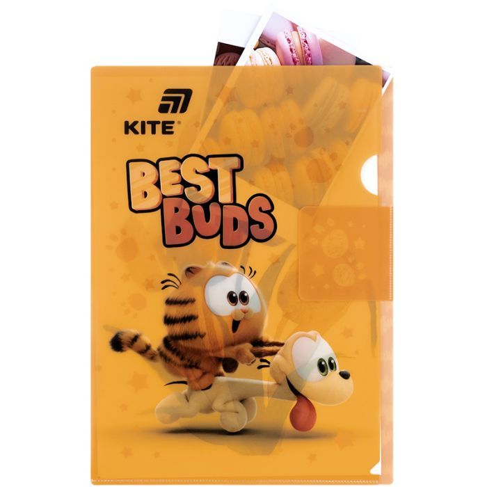 Папка - куточок Kite із клапаном A4 Garfield- 2 (GF25-248-2) зображення 4