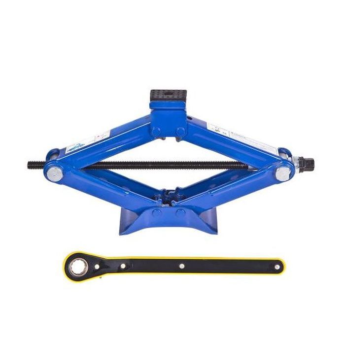 Домкрат VITOL "ромб" з тріскачкою 1 т висота підйом 350мм (DB-T10103A) изображение 2