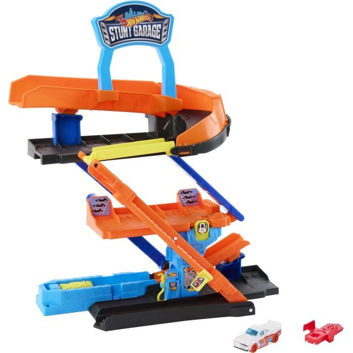 Автотрек Hot Wheels City Гараж-трансформер для трюків (JHL94) зображення 3